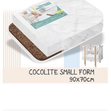 матрас boombaby cocolat small form 90х70х12 см