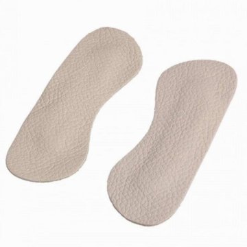 Кожаные напяточники для обуви, 2 шт, бежевые