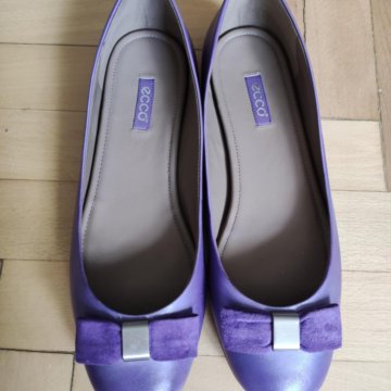 Балетки туфли р. 41 кожа ECCO