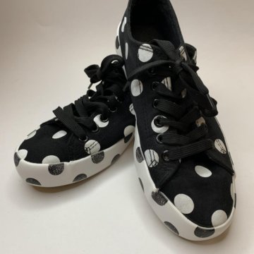 Кеды в горох 37 размер