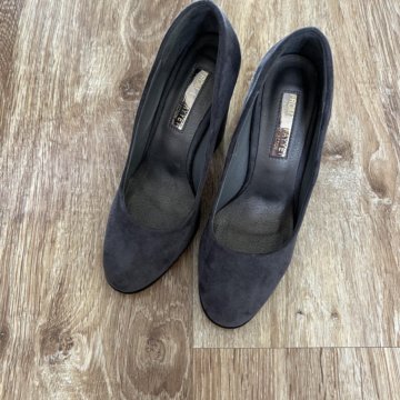 Туфли женские замшевые