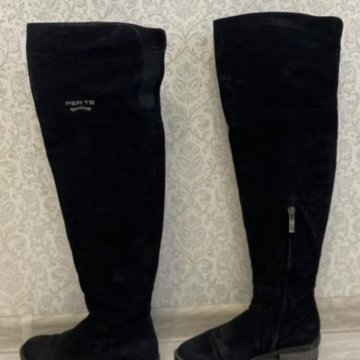 Ботфорты замшевые терволина 36