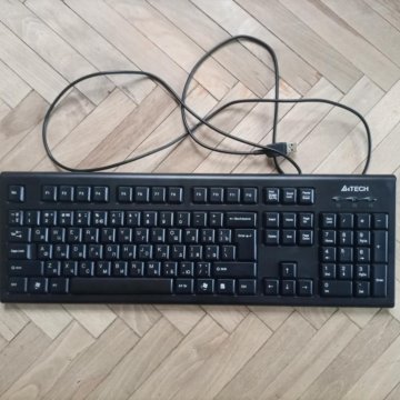 Клавиатура проводная A4Tech KR-85 Black USB