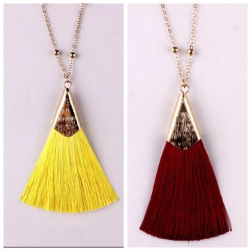 Ожерелье с бахромой