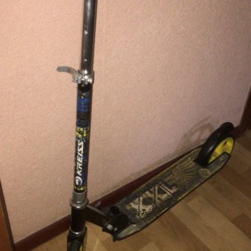 Самокат складной регулируется по высоте