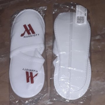 Тапочки махровые белые премиум-класса