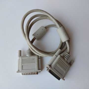 Кабель LPT папа-папа толстый с ферритамит 1,2м