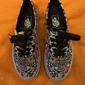 кеды vans alice in wonderland