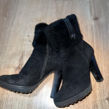 Ботильоны замша
