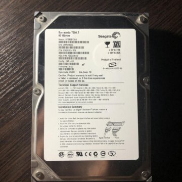 Жесткий диск 80Gb