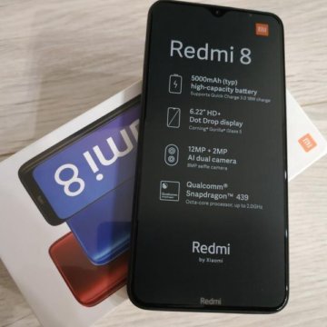 Xiaomi Redmi 8 32гб черный