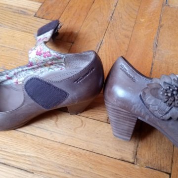 Туфли Tamaris, натуральная кожа.