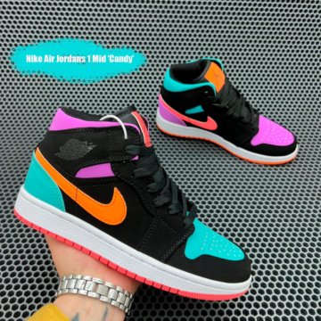 Кроссовки Nike Air Jordans 1 Mid ‘Candy’