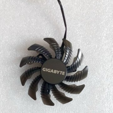 Вентиляторы 75 мм для трехкулерных карт Gigabyte