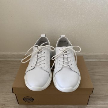 Полуботинки кожаные