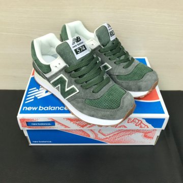 Кроссовки New Balance 574 зеленые
