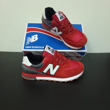 Кроссовки New Balance 574 красные