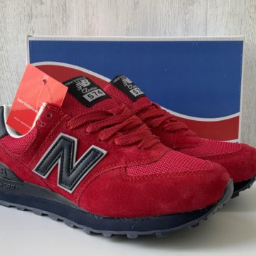 Кроссовки New Balance 574 Red, р.36/41