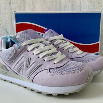 Кроссовки New balance 574, кожа/текстиль, р.39