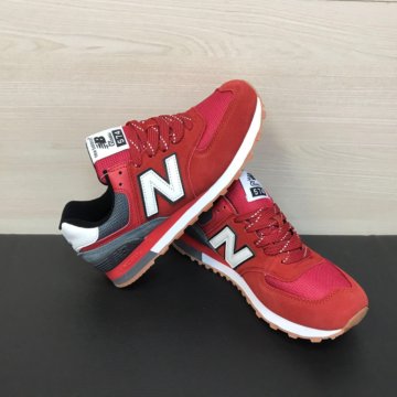 Кроссовки New Balance 574 красные