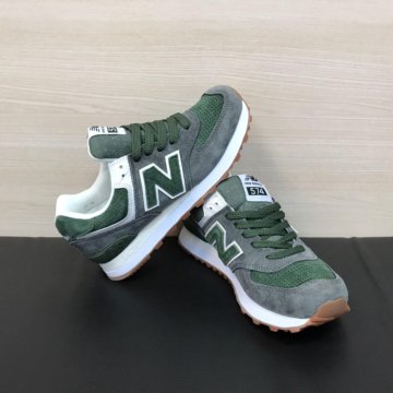 Кроссовки New Balance 574 зеленые
