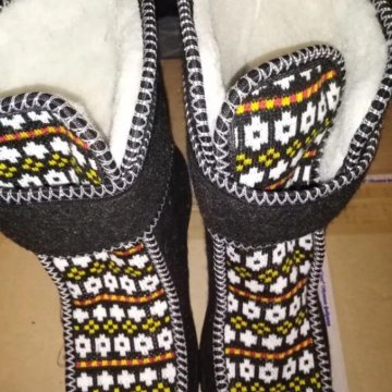 Бабуши/чуни сапоги войлок зимние меховые.35-39