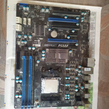 Материнская плата MSI 970A-G43+проц+оперативка