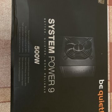 Блок питание для ПК 500w be quiet