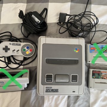 Super nintendo + картридж