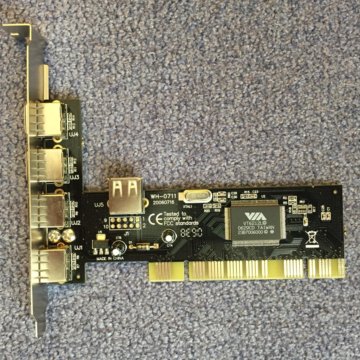 Контроллер USB-портов PCI (4 ext+1 int)