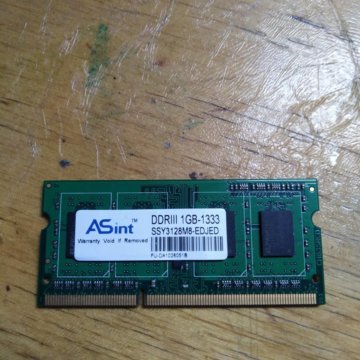 Оперативная память ASint 1 GB DDR 3
