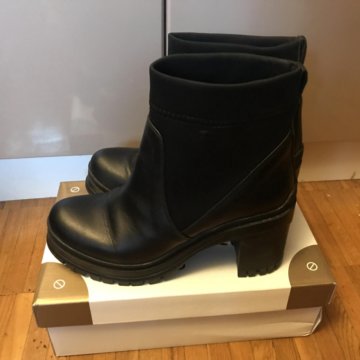 Кожаные ботинки р 37