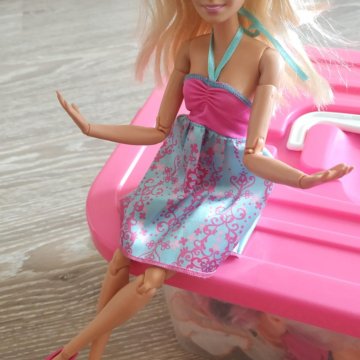 Кукла barbie в инвалидном кресле grb93