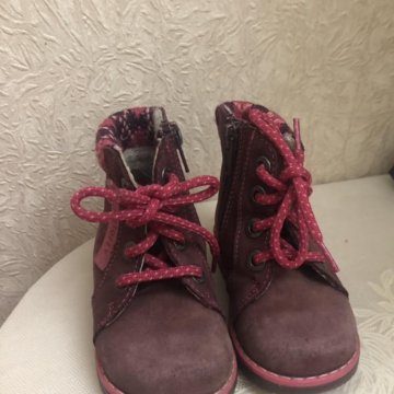 Замшевые легкие ботиночки 21 р-р