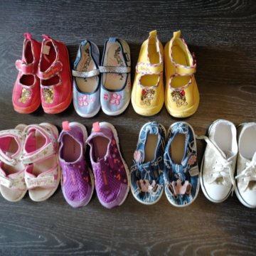 Сандали текстильные