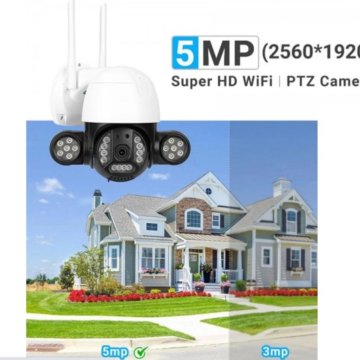 IP wifi PTZ видеокамера-уличная 5MP