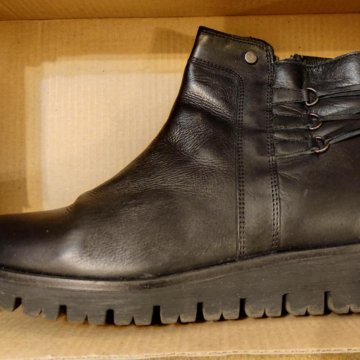 Женские полусапожки р.40 кожа