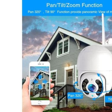IP wifi Поворотная видеокамера 2MP 1920X1080 улица