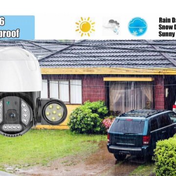 Уличная видеокамера PTZ 5Мп Wi-Fi IP