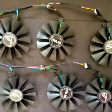 Вентилятор Asus Strix R390 для трехкулерных карт