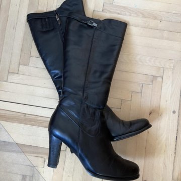 Сапоги зимние кожа 41-42