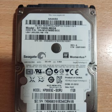 Seagate HDD 5400 1tb + кейс Orico