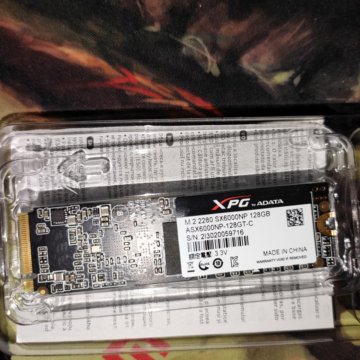 Ssd M.2 nvme 128 gb