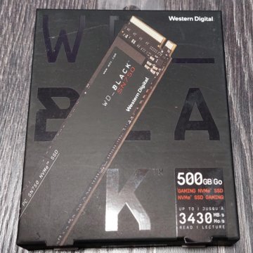 SSD Western Digital WD Black NVMe 500 ГБ M.2 SN750