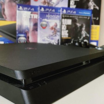Sony PS4 Slim 1ТБ + наушники Sony Platinum Wireles