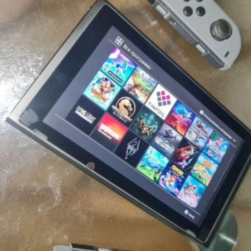 Nintendo Switch 256gb много игр