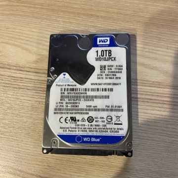 Жесткий диск WD 1TB (WD10jpcx)