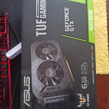 Видеокарта asus GTX 1660 super TUF gaming OC