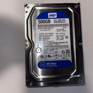 Жёсткий диск WD blue 3.5. 500г