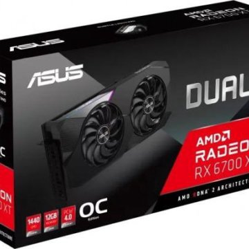 Видеокарта ASUS AMD Radeon RX 6700XT,12GB, GDDR6